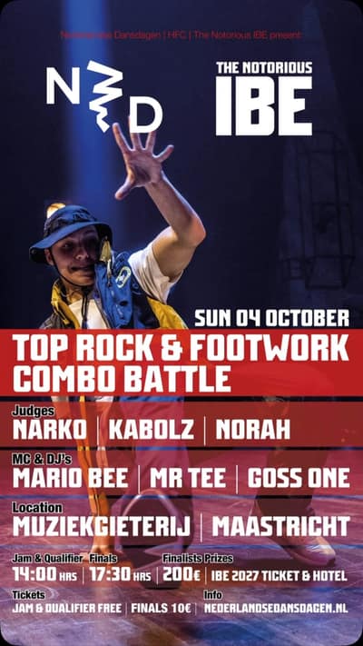 TOP ROCK & FOOTWORK COMBO BATTLE
